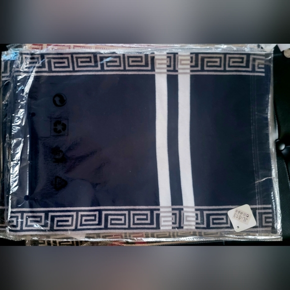 Greek Key Scarf NEW 100% Viscose - Picture 6 of 8